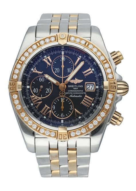 used breitling 1884 a59028|Breitling evolution diamond bezel.